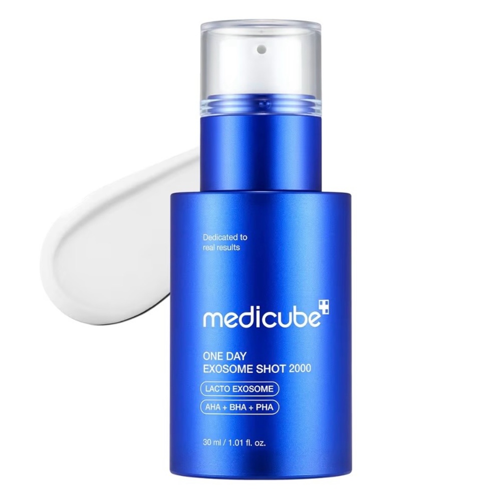blue medicube 1 day exosome shot pore ampoule 2000 serum 30mL